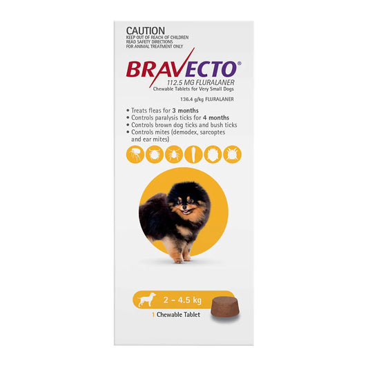 Bravecto 2 - 4,5kg