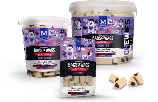 Montego Bags O' Wags Mini Bones Beef Flavoured