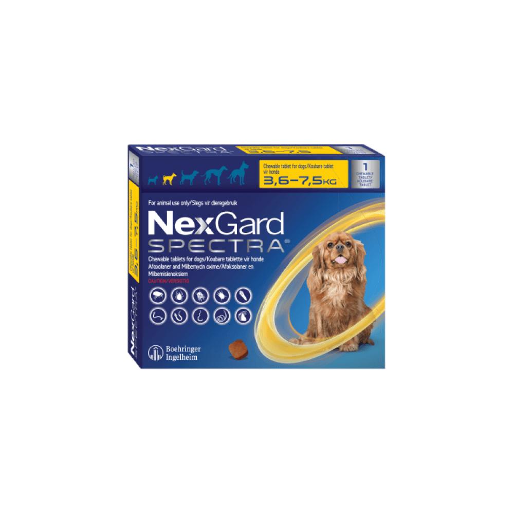 NexGard SPECTRA Dogs 3,6 - 7,5kg