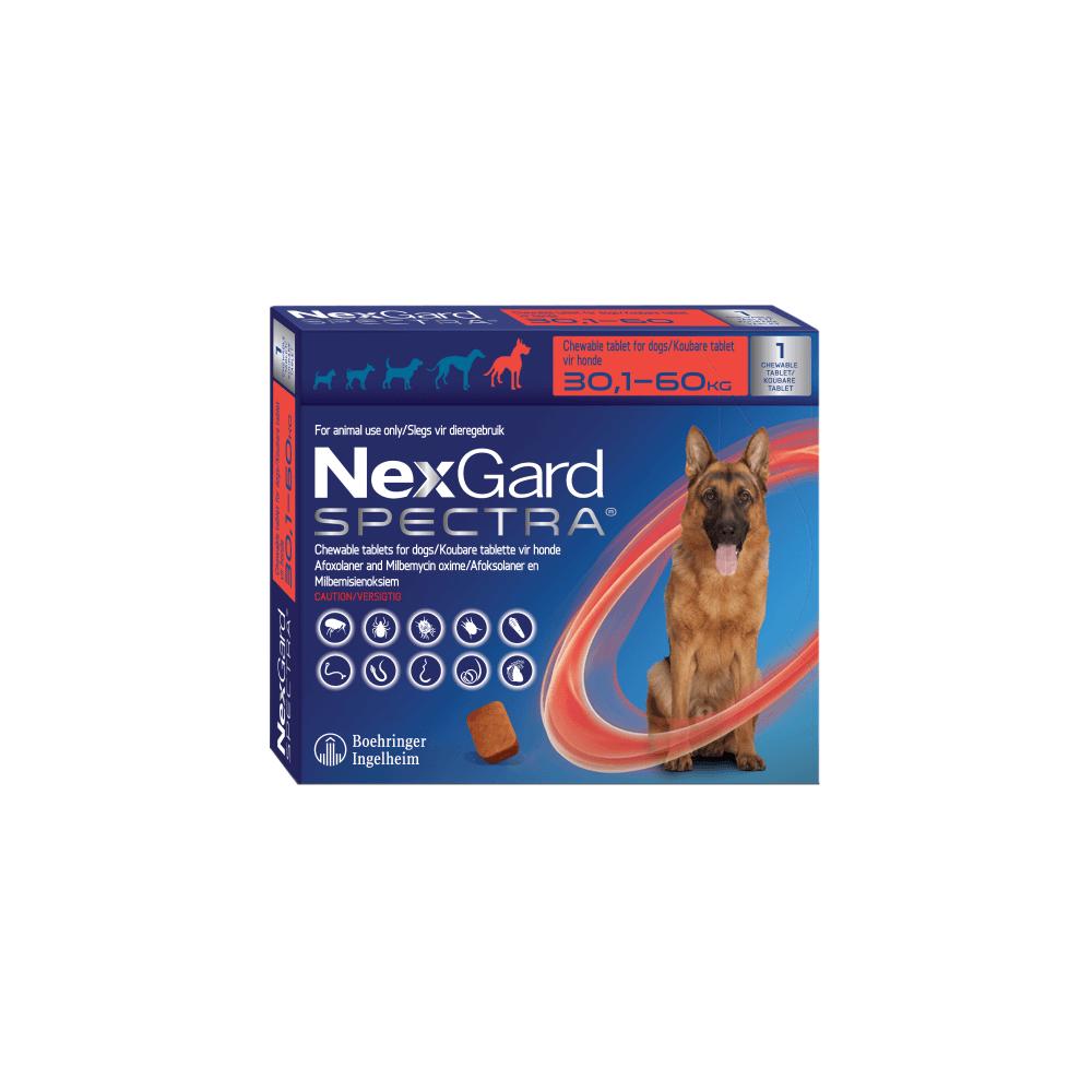 NexGard SPECTRA Dogs 30,1 - 60kg